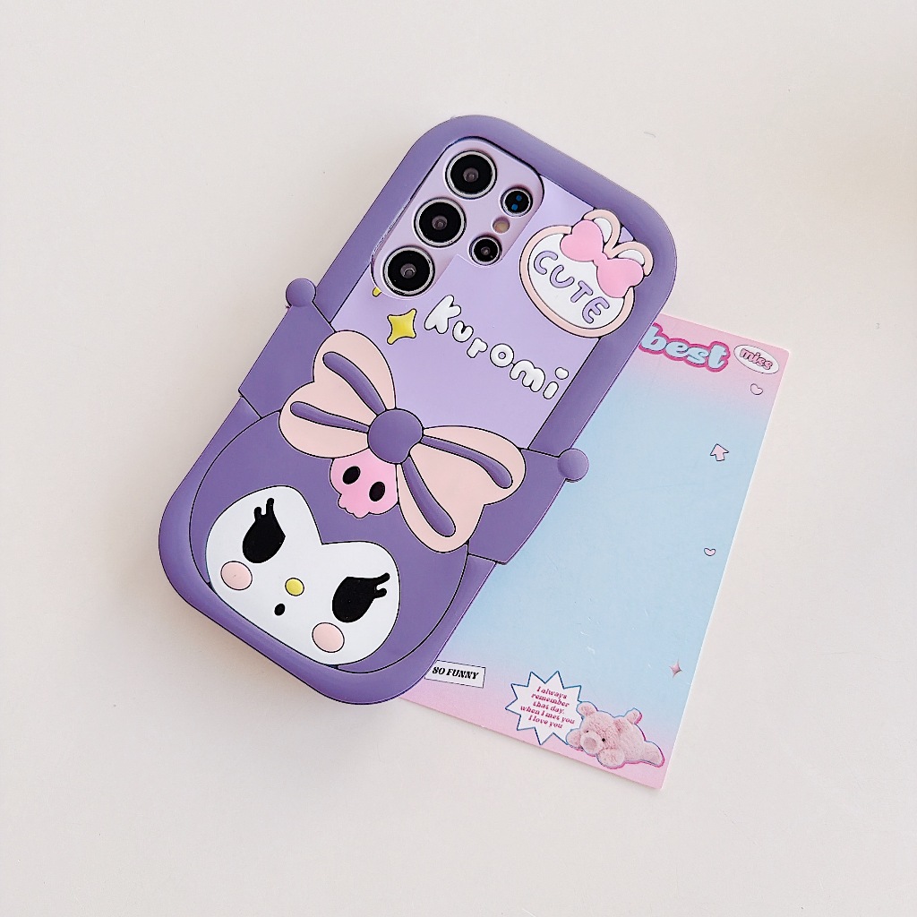 การ์ตูนน่ารัก 3D โครมี เคส Samsung Galaxy S26 Ultra S26 Plus S26 S25 FE S25 Ultra S25 Plus S25 S24FE
