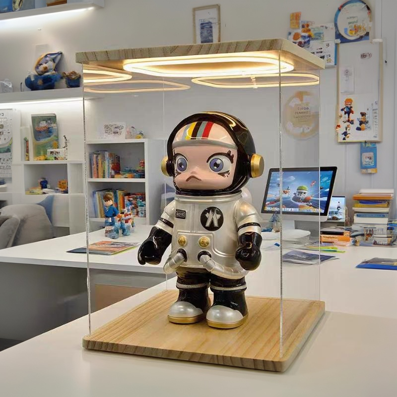 กล่องใส่โมเดลกล่องโชว์ 400% 25*25*35cm กล่องมอลลี่ กล่องโมเดล ประตูหน้าสามารถเปิดได้,กล่องอะคริลิคใส - รูปที่ 6