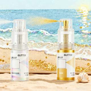 กลิตเตอร์กินได้สีทองเกรดอาหาร 20 กรัม - สเปรย์ฝุ่นชิมเมอร์เม…