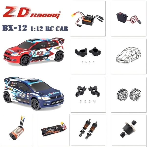 ZD Racing Rx12 รีโมทคอนโทรลรถ อะไหล่อุปกรณ์เสริม ถ้วยพวงมาลัย C อะไหล่ประกอบที่นั่ง อะไหล่อัพเกรดรถย