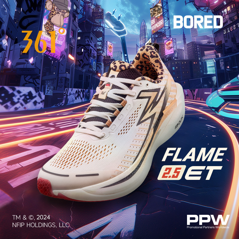 [10KM+] 361 Degrees Flame 2.5ET รองเท้าวิ่งมาราธอนแผ่นคาร์บอนเต็มฝ่าเท้า 672442207/672442224