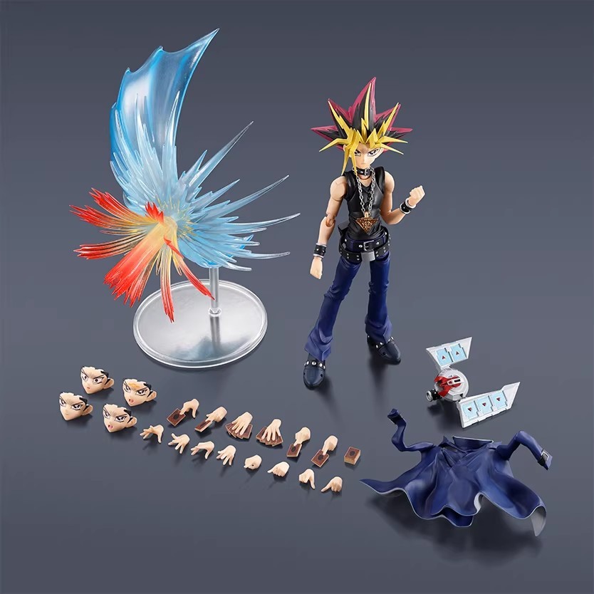 Bandai SHF Yu-Gi-Oh! Yugi Muto, Yami Yugi, Pharaoh Atem Action Figure