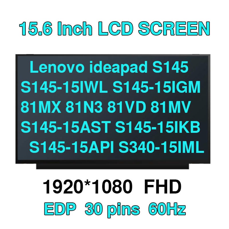 Lenovo ideapad S145 S145-15IWL S145-15IGM 81MX 81N3VD 81MV S145-15AST S145-15IKB S145-15API S340-15I