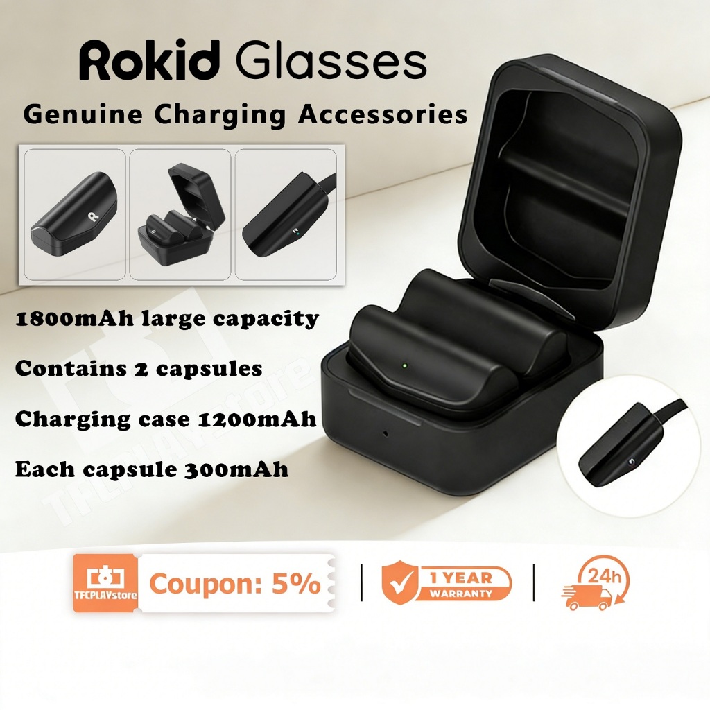 ROKID Glasses AI แคปซูล/แคปซูลพลังงานแท้ใหม่เอี่ยม [อุปกรณ์เสริม]