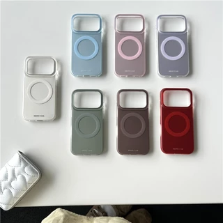 เคส iPhone สําหรับ 17 Pro max 16 Pro max เคสโทรศัพท์วัสดุ TPU ลายภาษาอังกฤษสีทึบ