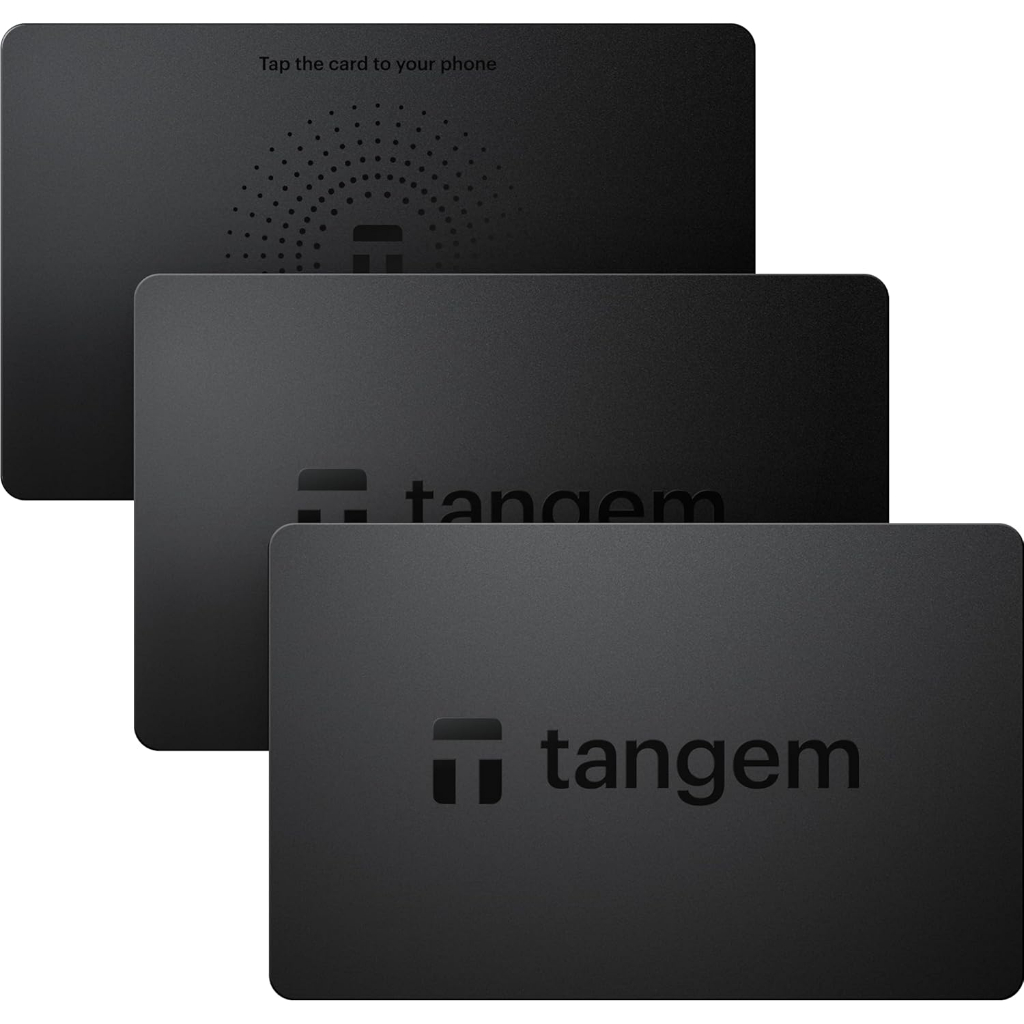 Wallet Pack of 3 - Secure Crypto Wallet - ที่เก็บข้อมูลเย็นที่เชื่อถือได้สําหรับ Bitcoin, Ethereum, NFTs & More Coins - กระเป๋าสตางค์ Offline Hardware 100%