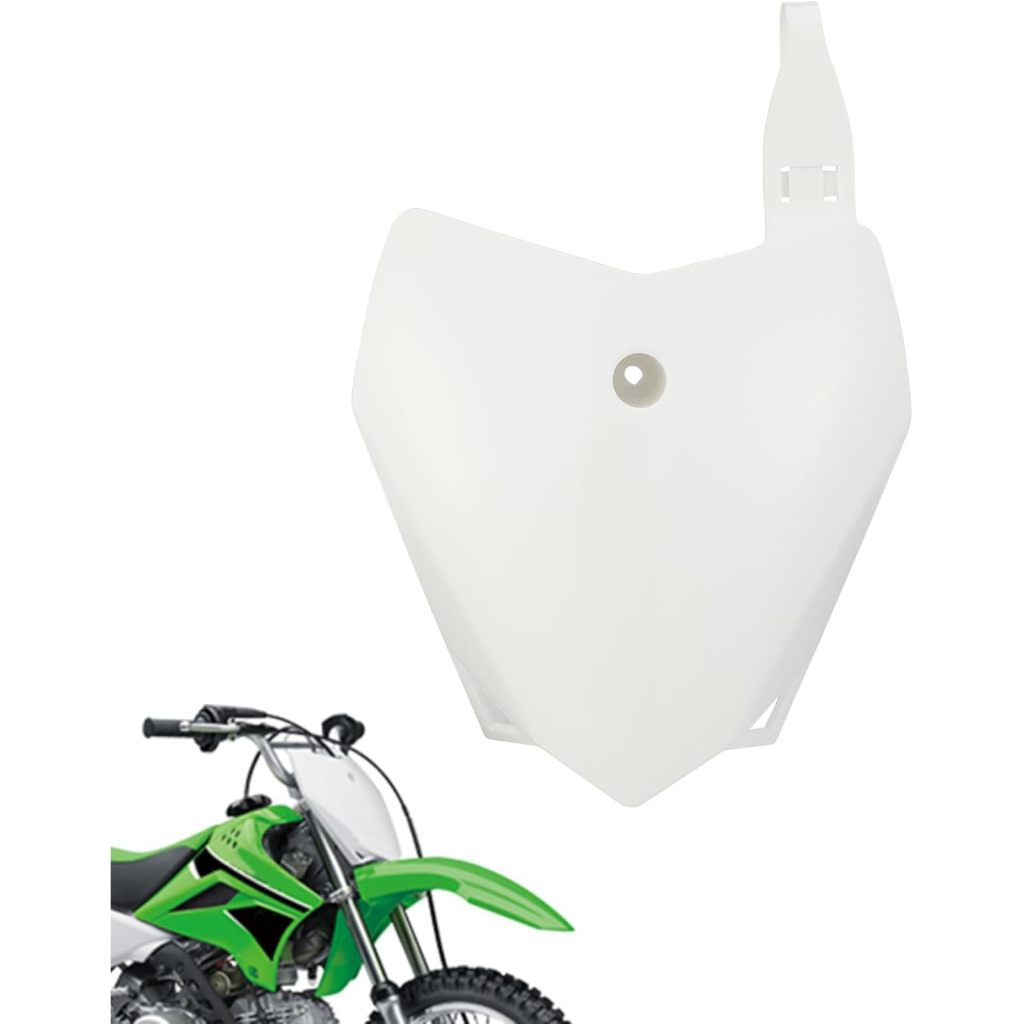 Front Number Plate for KLX110,PP Plastic Dirt Bike Number Plate for KLX 110 2010-2025/KLX110L KLX 11