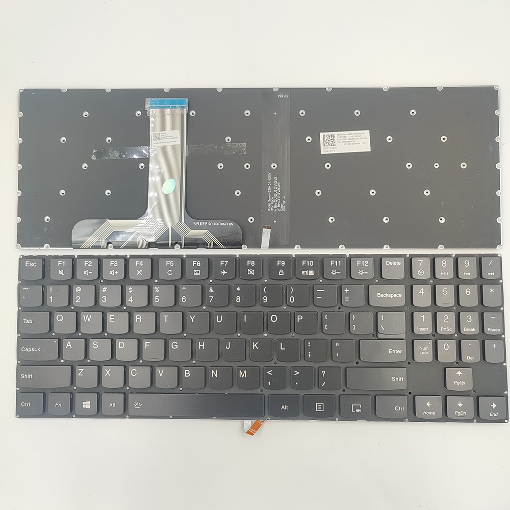แป้นพิมพ์แล็ปท็อป US Layout สําหรับ Lenovo Legion Y520 Y520-15IKBA Y520-15IKBN Y520-15IKBM ไม่มีจุดพ
