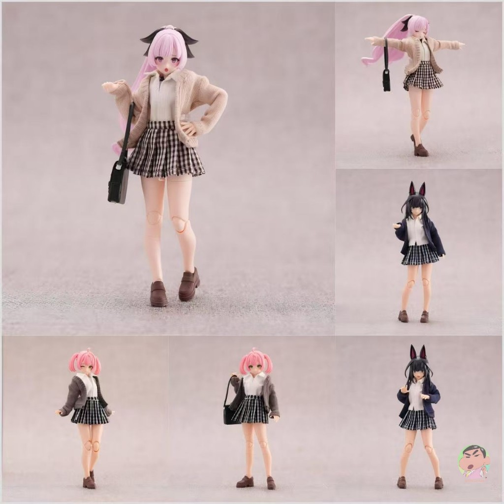 Qiu Action Figure Clothing 1/12 Megami Device Snail Shell School Clothing Set