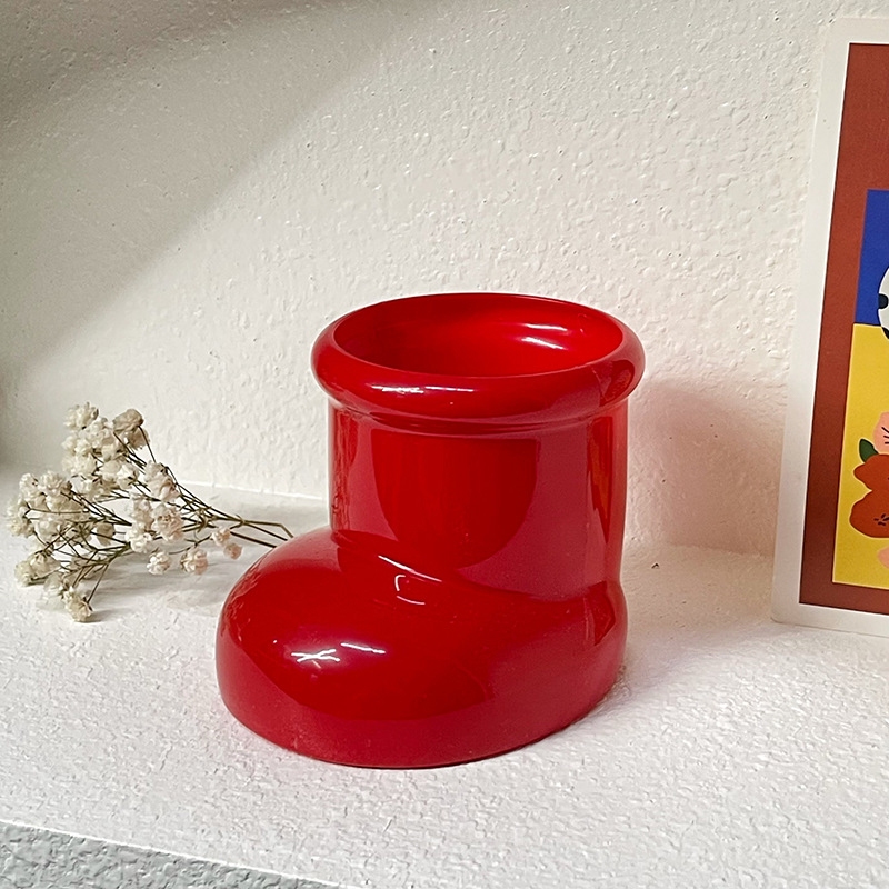 [GOY] 1 ชิ้นน่ารักพลาสติกสร้างสรรค์กล่องเก็บแปรงแต่งหน้าในครัวเรือนตกแต่ง Organiser TH - รูปที่ 4