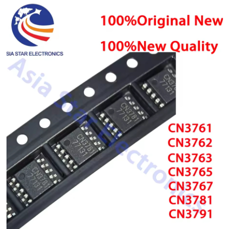 5/PCS ใหม่ Original CN3761 CN3762 CN3763 CN3765 CN3767 CN3781 CN3791 แบตเตอรี่ลิเธียมชาร์จการจัดการช