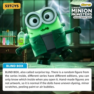 【Minions & Monsters Movie Collectibles】52TOYS Minion Monsters Series Blind Box Figure Toy