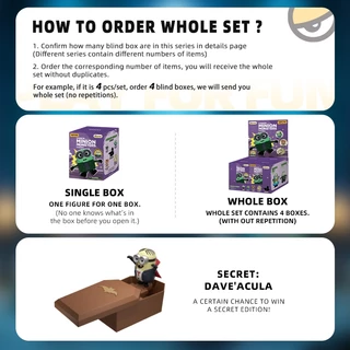 【Minions & Monsters Movie Collectibles】52TOYS Minion Monsters Series Blind Box Figure Toy