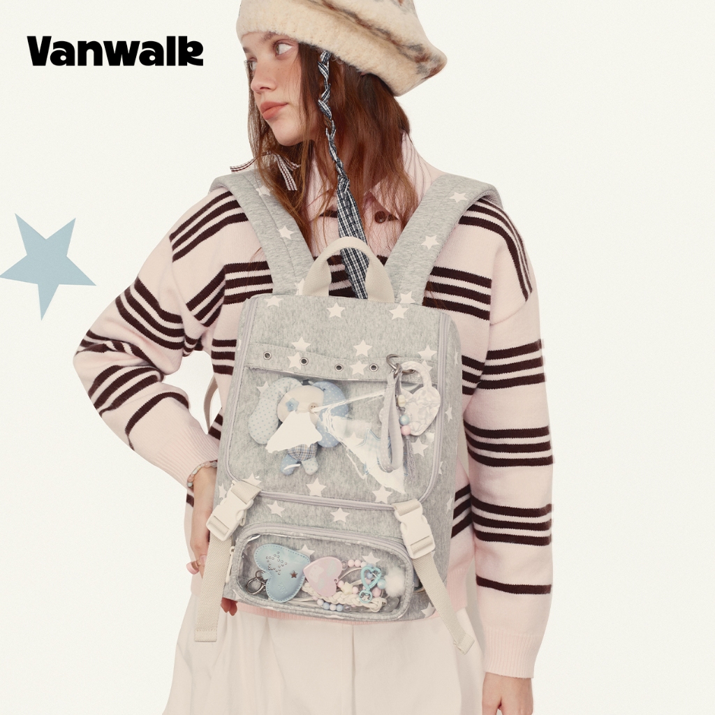 Vanwalk Fashion Design Travel Niche Backpack Pony Series V3007
