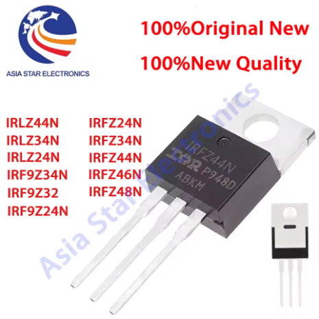 5PCS IRLZ44N TO-220 IRLZ44 TO220 IRLZ44NPBF IRLZ24N IRLZ34N IRLZ46N IRLZ48N IRFZ24N IRFZ34N IRFZ44N 