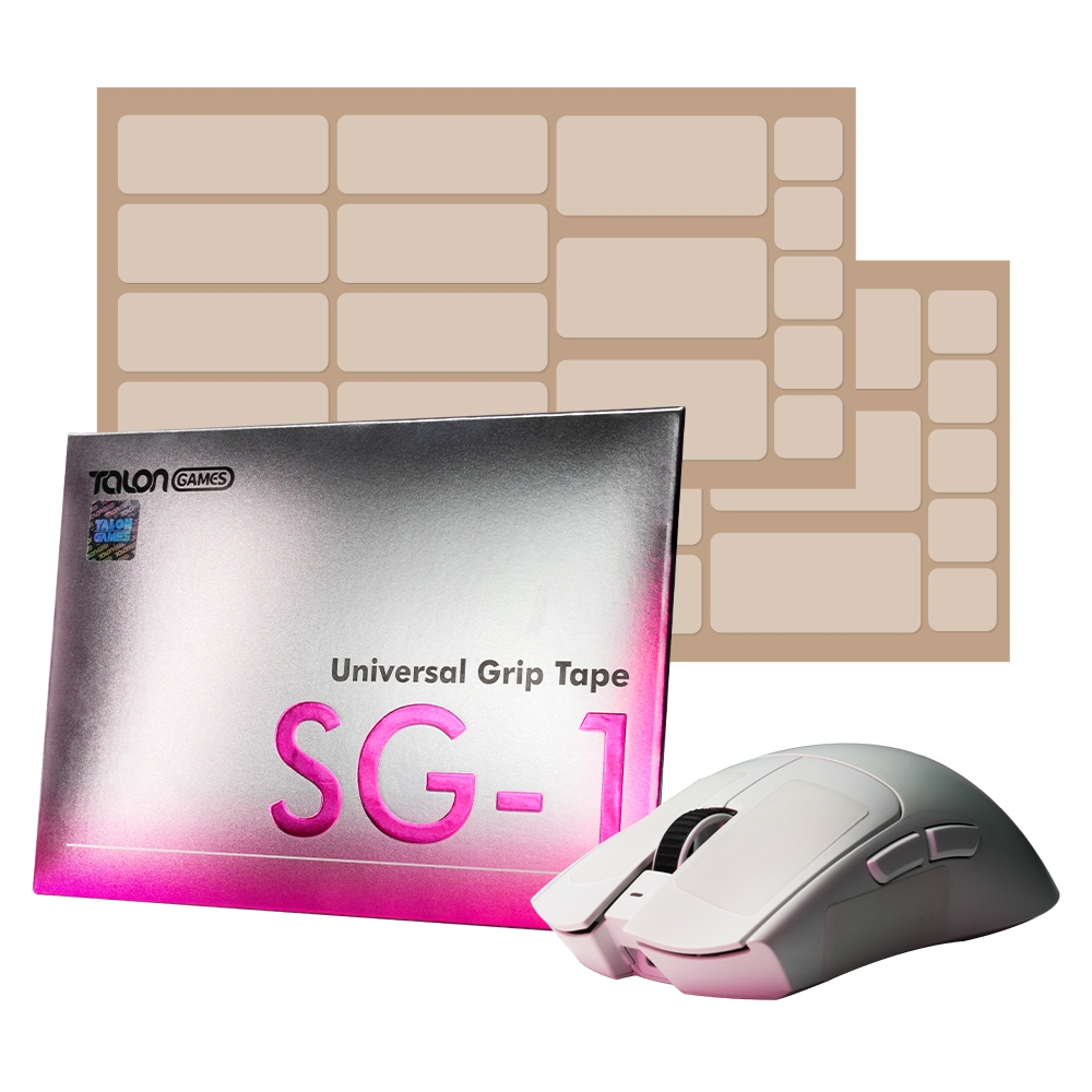 TALONGAMES Universal Clear Grip Tape,ซิลิโคนบางเฉียบ,0.27 มม.,เทปจับสากลสําหรับเมาส์สําหรับเล่นเกม