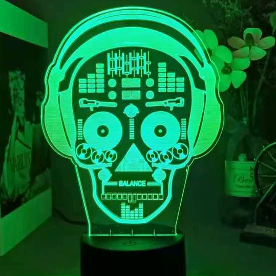 USB 3D โคมไฟกลางคืนโคมไฟสําหรับเล่นเกม Pro Gamer Icon โลโก้สําหรับของขวัญเด็ก