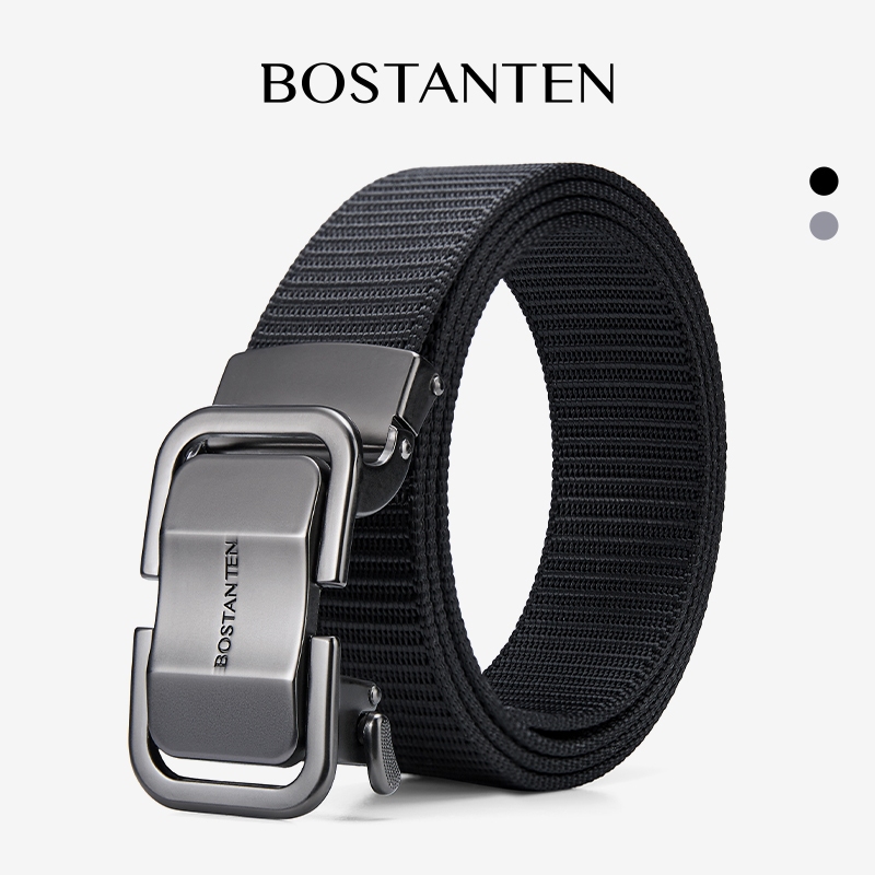 BOSTANTEN เข็มขัดผู้ชาย ดีไซน์เรียบง่าย ทนทาน เหมาะสำหรับใส่ทำงาน