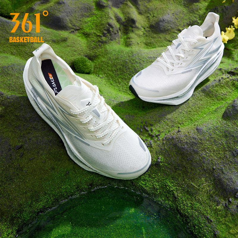 361 Degrees 【Flame 4.5】 Men Running Shoes Professional Anti-Slip Comfortable Breathable 672532221