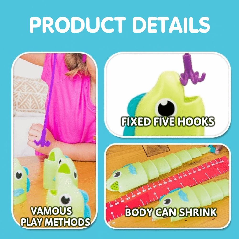 TOBE1 ชุดเกมตกปลาเพื่อการศึกษา, Retractable Parent-Child Interactive Retractable Fish ของเล่น, การพัฒนาทางปัญญาเกมกระดานสไตล์เด็กเดสก์ท็อป Early Education ราคา ถูกที่สุด ดีลบีเคเค แกลเลอรีภาพที่ 5