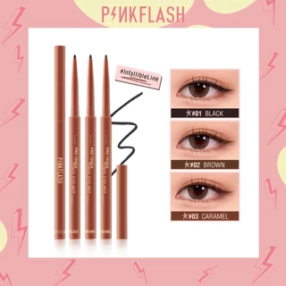 PINKFLASH #Infallibleline Hyperfine อายไลเนอร์เจลแบบเรียบหลายสีกันรอย