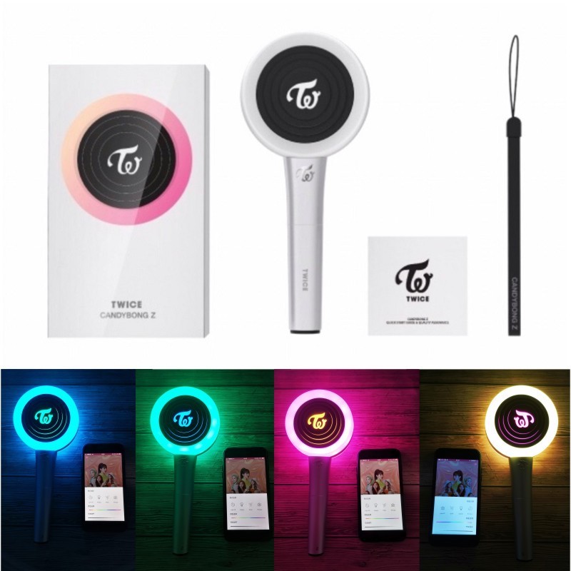 KPOP TWICE light CANDY BONG Z TWICE Ver.2 พร้อม Bluetooth CANDY BONG Z Light Stick คอนเสิร์ตอัลบั้มเ