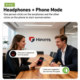 HTC NE79 หูฟังแปลภาษาด้วย AI Bluetooth 6.0 รองรับการแปล 134 ภาษา หูฟังไร้สายการแปล AI แบบเรียลไทม์ 72H อายุการใช้งานแบตเตอรี่ไมโครโฟน ENC IPX5 กันน้ําน้ําหนักเบา