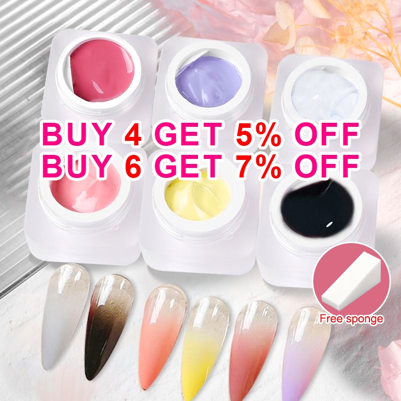 Maddoll 💕BUY 4 GET 5% OFF💕 Pat Ombre Gel Polish เจลทาเล็บ สีทาเล็บเจล สีเล็บเจล 6 สี เจลทาเล็บไล่เฉด