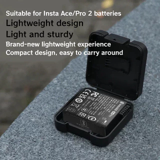 Techeyes Insta360 Ace Pro 2 กล่องเก็บแบตเตอรี่ - เคสแบตเตอรี่โดยตรงจากโรงงานกันความชื้นกันกระแทก