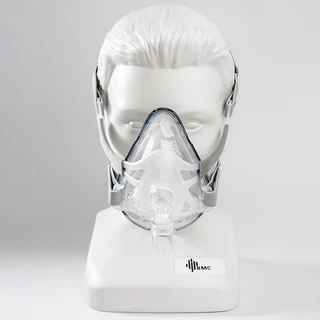BMC F1A/FM1A หน้ากากแบบเต็มหน้าพร้อมหมวกซิลิโคนเจลเบาะสําหรับ CPAP อัตโนมัติ CPAP เชื่อมต่อ S10