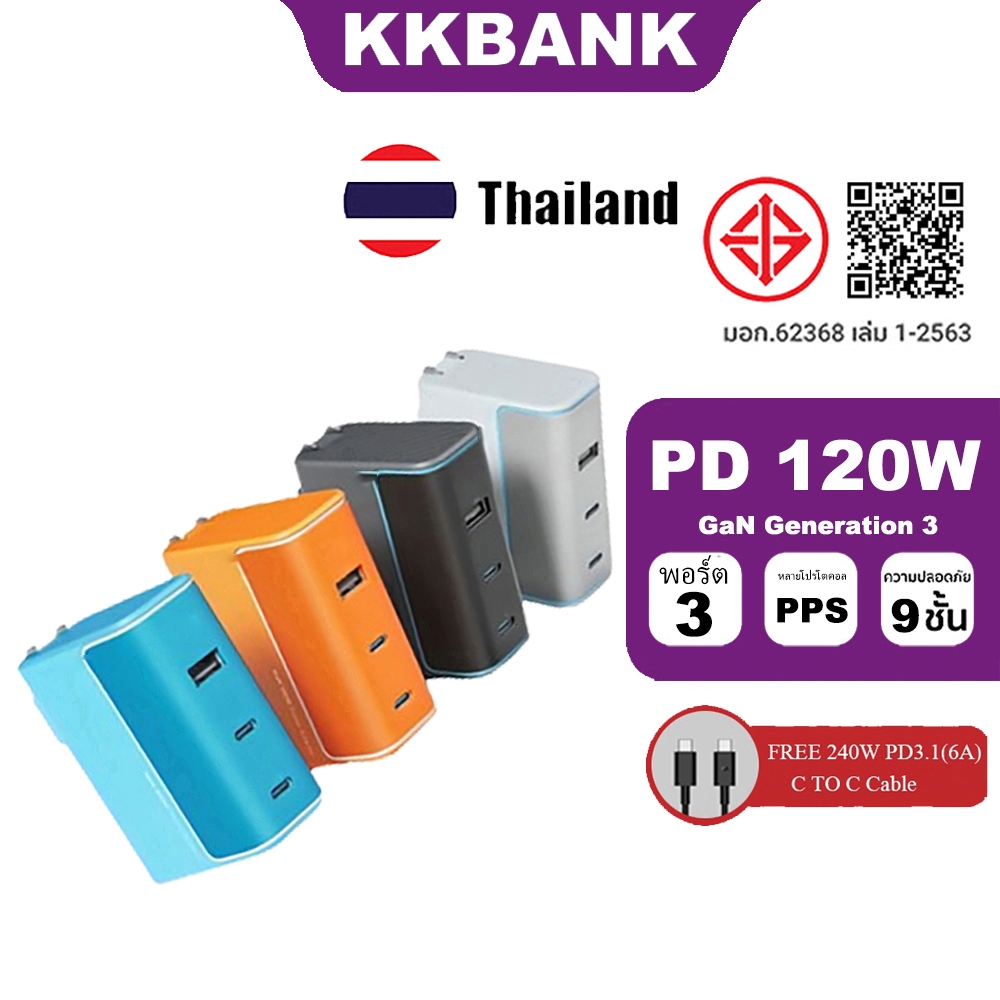 ZIM CUKTAKE AD1003 NO.10 GaN 120W Super Energy Fast Charger