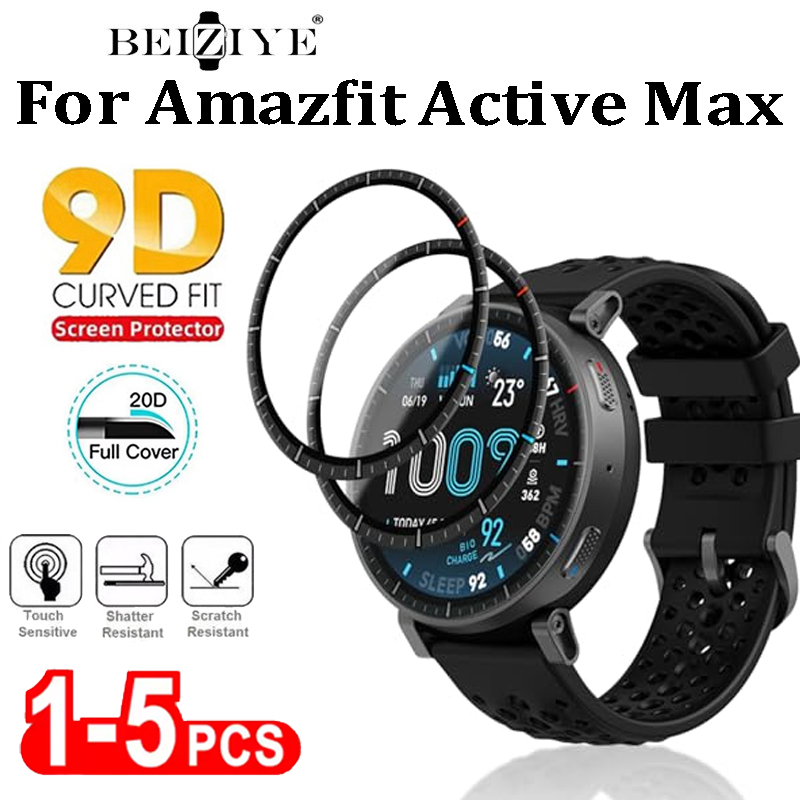 HD Full Coverage Film สําหรับ Amazfit Active Max Screen Protector สําหรับ Amazfit Active Max ฟิล์มนาฬิกาอัจฉริยะ