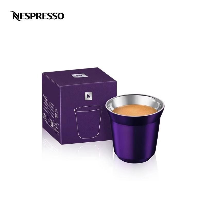 NESPRESSO PIXI Series Italian Espresso High-Appearance Double-Layer Stainless Steel Espresso Capsule