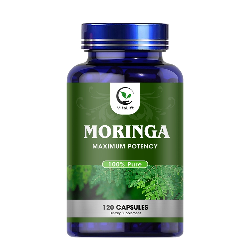 VitaLift แคปซูลมะรุม 800 มก. สารต้านอนุมูลอิสระที่ทรงพลังเป็นพิเศษและฟังก์ชั่นสมอง Joint & Muscle Health Immune & Digestive Support