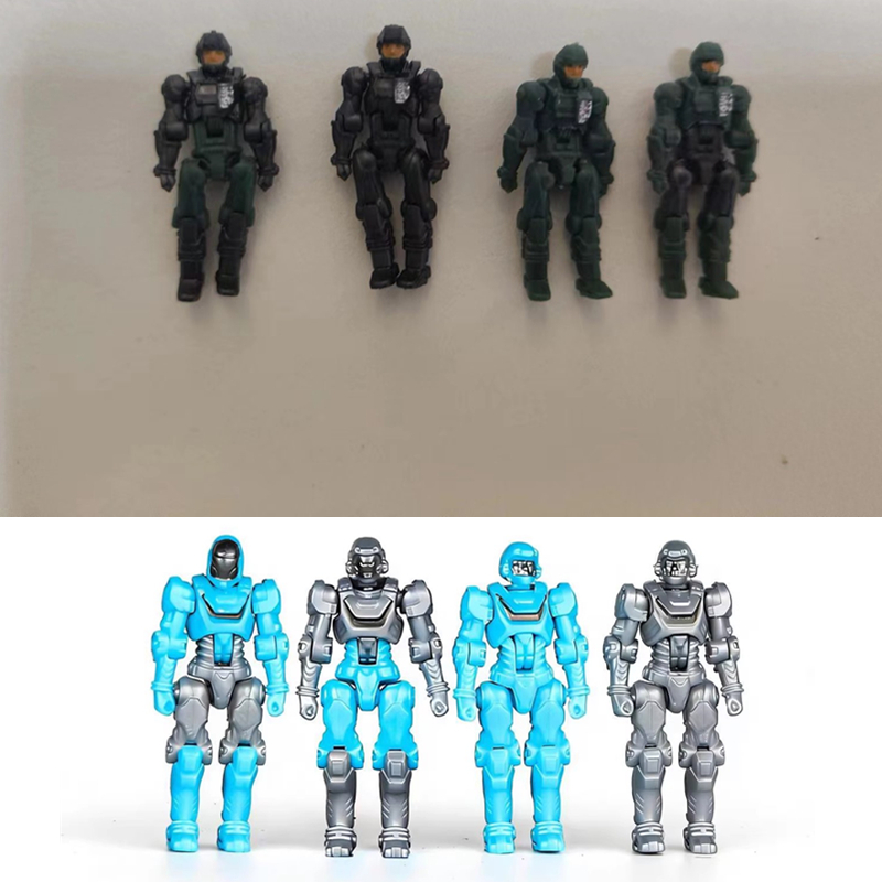 MFT Lost Planet Series Power Uniform Minifigure Bag Earth Army Diaclone Movable Driver Minifigure