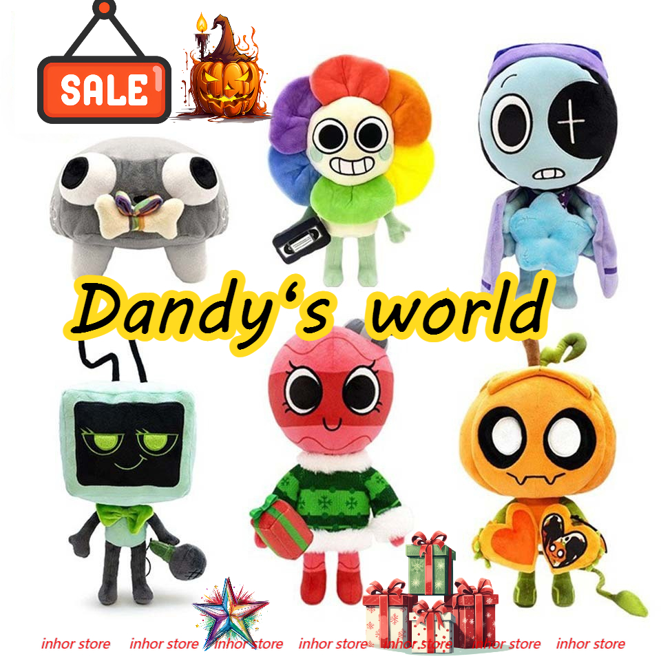 ฟักทอง Dandys World Plushie Roblox ตุ๊กตายัดไส้ตุ๊กตาของเล่นสําหรับแฟนๆชายหญิงเด็ก HALLOWEEN ของขวัญวันเกิดคริสต์มาส
