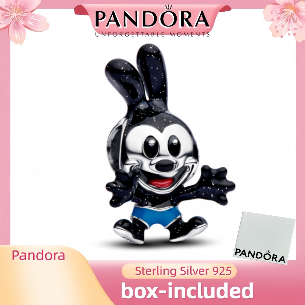 เครื่องประดับเงินแท้ S925 ลาย Oswald The Lucky Rabbit