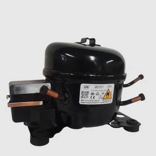 ใหม่ WANSHENG R600A คอมเพรสเซอร์ QD35Y สําหรับตู้เย็นประตูเดียวขนาดเล็ก, กําลัง 30W และความจุระบายความร้อน 54W