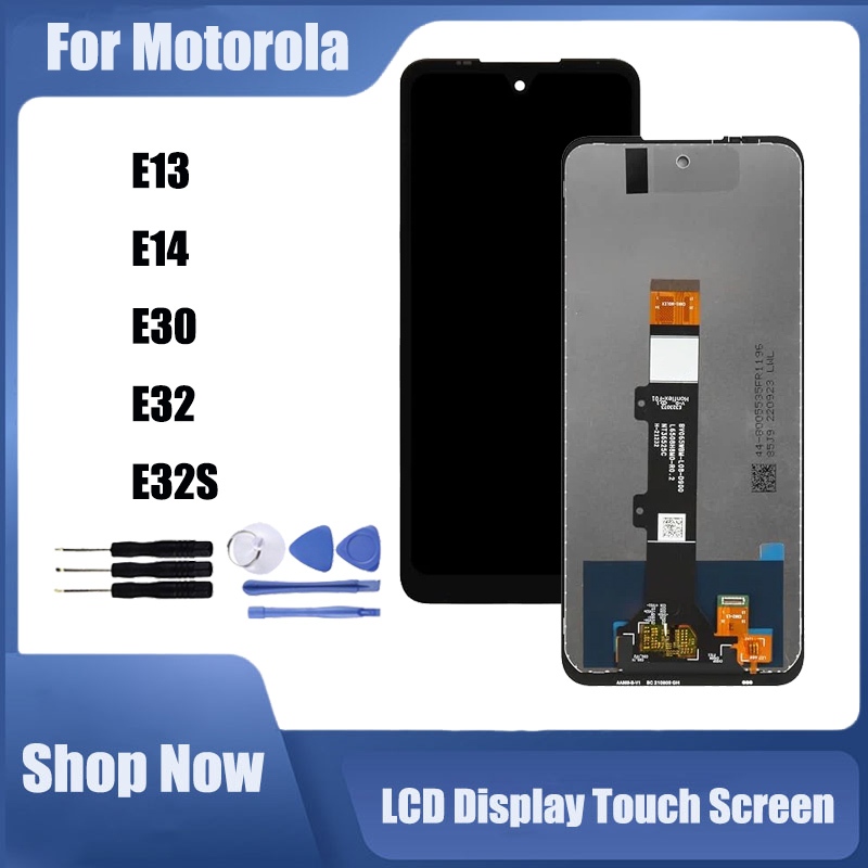 สําหรับ Motorola Moto E13 E14 E30 E32 E32S จอแสดงผล LCD Touch Screen Digitizer Assembly Replacement