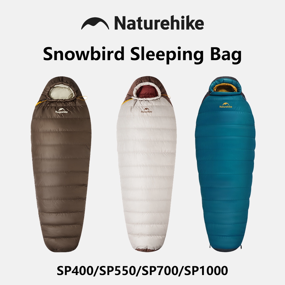 ถุงนอน Naturehike Snowbird กันน้ําและน้ําหนักเบา เหมาะสำหรับการเดินทางและปิคนิก