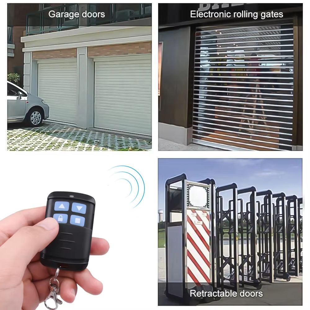 🚚ท้องถิ่น🚚 433MHz รีโมทคอนโทรลรหัสโคลนอัตโนมัติคู่สําเนา 4 คีย์รีโมทคอนโทรล Duplicator สําหรับบ้านโรงรถประตู - รูปที่ 3