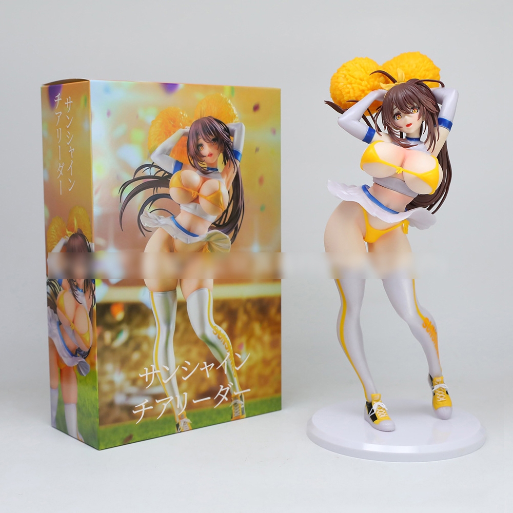 อะนิเมะญี่ปุ่นขนาด 26 ซม. เชียร์ลีดเดอร์ซันไชน์ Ver. บิกินี่สาวเซ็กซี่ PVC Action Figure ของเล่นสะสมของขวัญวันเกิดของขวัญคริสต์มาส