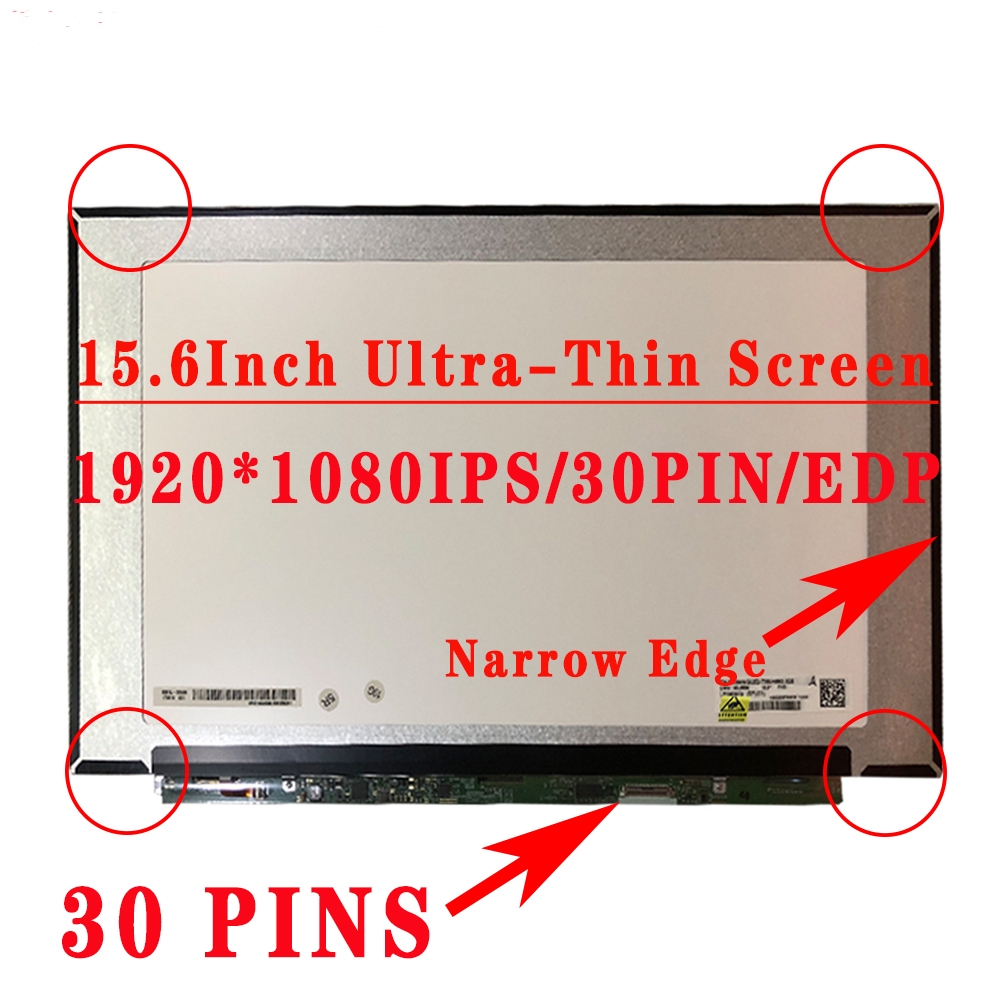 15.6 นิ้ว 1920x1080 FHD IPS 30pins EDP 60HZ หน้าจอ LCD N156HGA-EAB N156HGE EAB N156HGE EBB N156HGE E