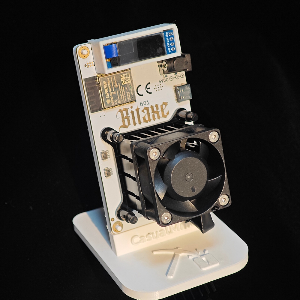 CASUAL MINE Bitaxe Gamma Bitcoin Miner 601 DIY Miner Solo Miner 1.2TH/S 18W BM1370 จาก Silent Crypto