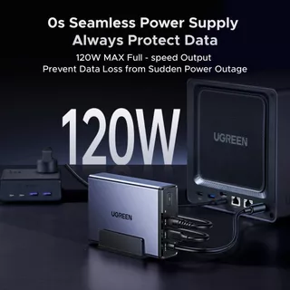 【NAS】เครื่องสํารองไฟ US3000-12000MA 120W UPS