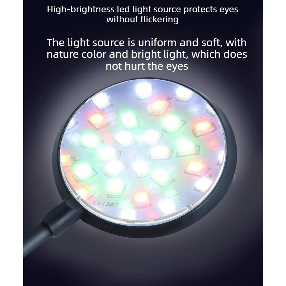 MINI Fish Tank Light Aquarium Light เต่าคลิปแสงพืชน้ําปลั๊ก USB LED Light Aquarium ขนาดเล็กถังคลิปภูมิทัศน์ - รูปที่ 7