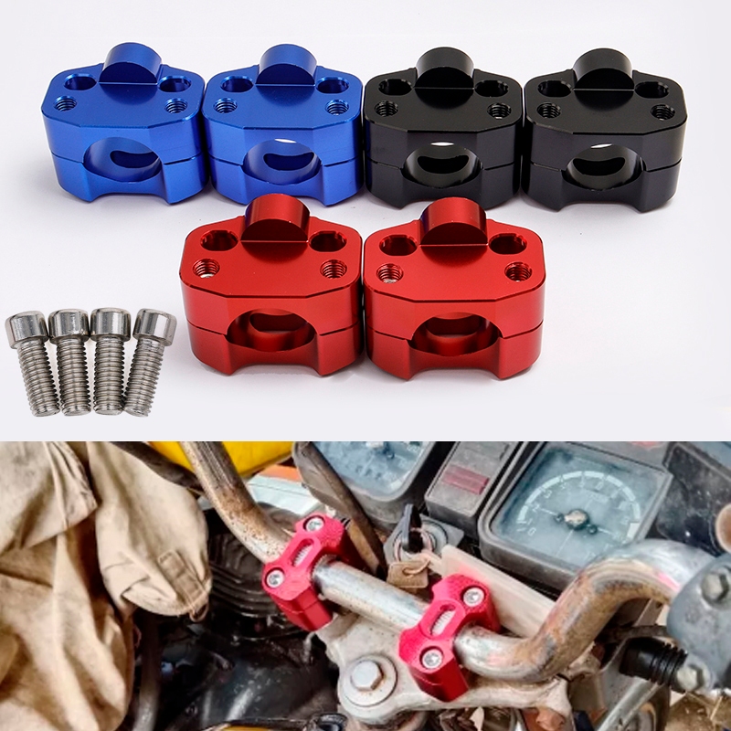 รถจักรยานยนต์ 28 มม.บาร์จับ Riser Mount Clamp Raiser Protaper Mount Clamp Comfort Ride