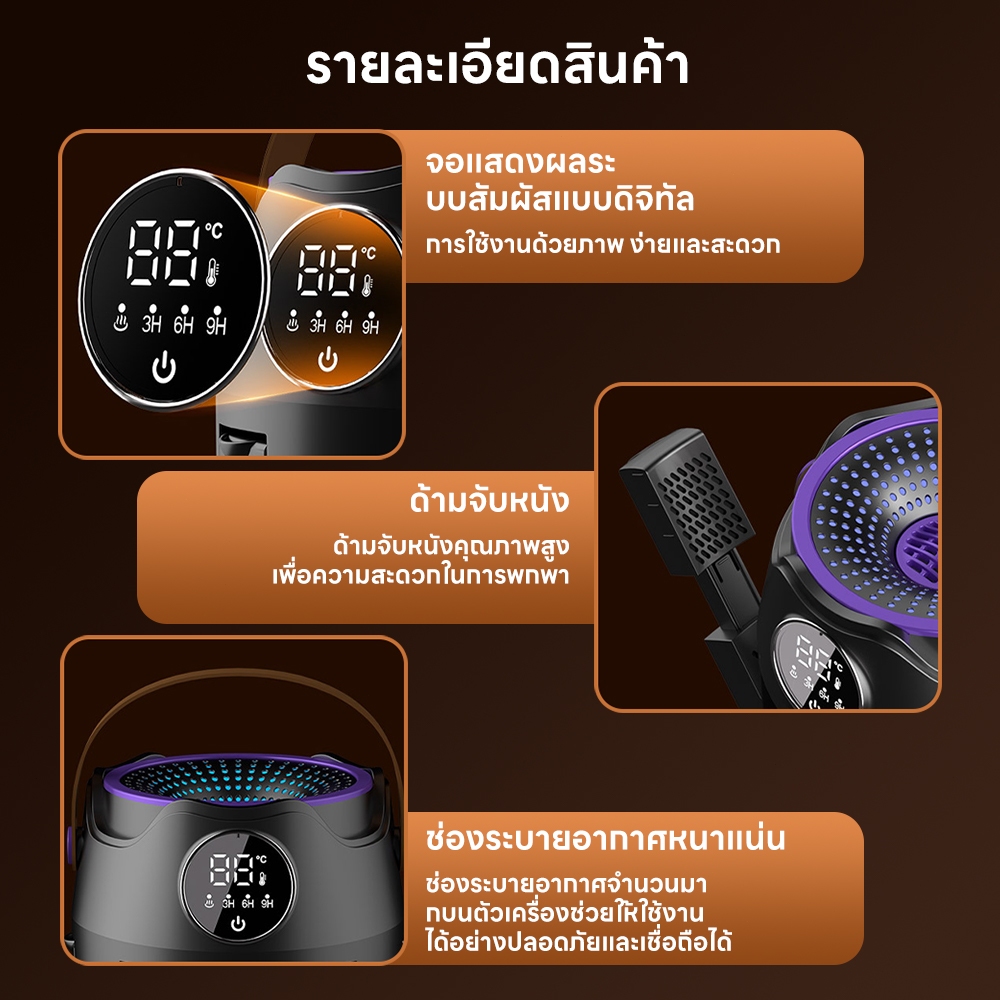 INSMART เครื่องเป่ารองเท้า ฆ่าเชื้อ อบแห้ง กำจัดกลิ่น 360° เป่าแห้งเร็ว พับได้ - รูปที่ 4