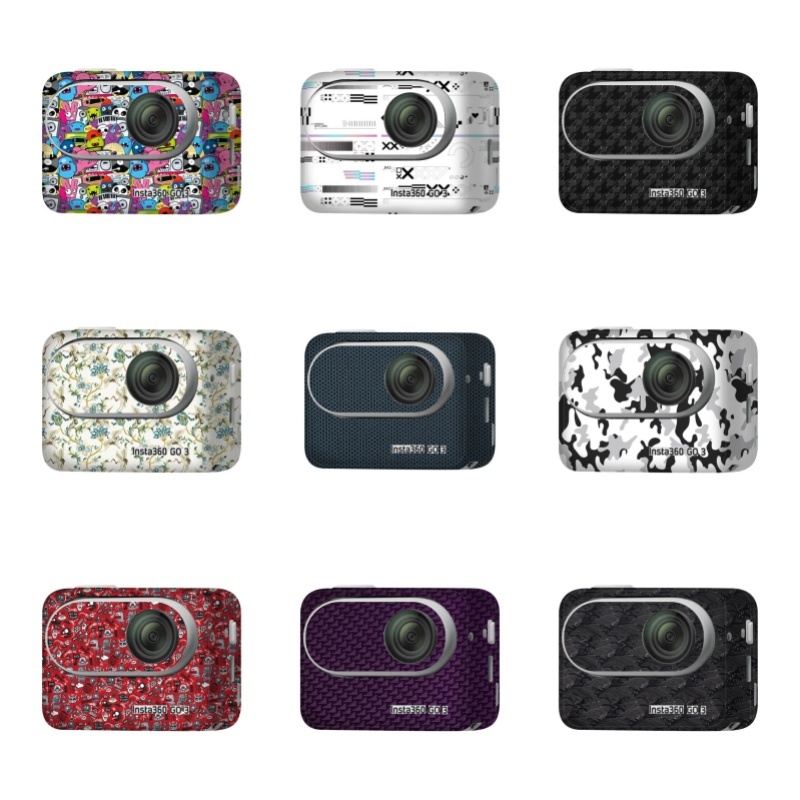 สติ๊กเกอร์กันรอยกล้อง Insta360 สำหรับกล้อง Insta360 GO3S, ฟิล์มกันรอบกล้อง, อุปกรณ์เสริมกล้อง, สติ๊ก