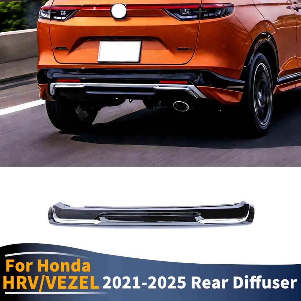 ด้านหลังDiffuserสําหรับHonda HRV VEZEL XRV 2021 2022 2023 2024 2025 กันชนLip Guard Protectorปรับแต่ง